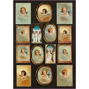 papier do decoupage 'u CAL  030 EASY - antyczne anioły