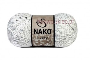 włóczka Nako Lady - biała