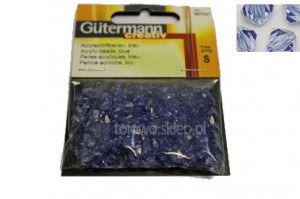 koraliki 6mm niebieskie