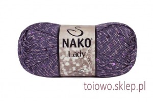 włóczka Nako Lady - ciemny fiolet