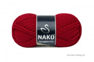 włóczka Nako Spaghetti - czerwona