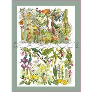 papier do decoupage 'u CAL  064 F - jesienny ogród