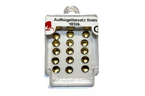 dżety termo- 5mm złote kropki
