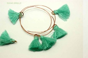 chwosty zielone 20mm, z kółeczkiem
