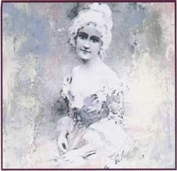 dayka papier do decoupage - portrer damy