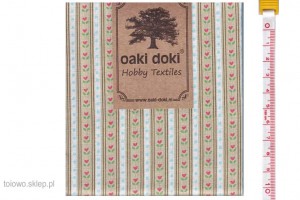 Tłusta Ćwiartka paski - kolekcja Oaki Doki Pastels