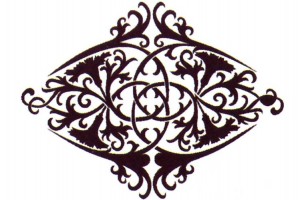 dayka szablon A4 - ornament