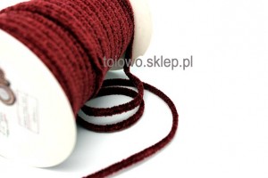 Creattiva sznurek do sutaszu welur - burgund