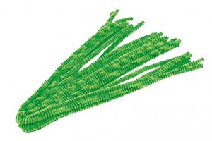 druciki wyciory - zielone , długość 50cm