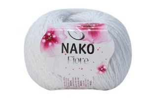 włóczka Nako Fiore - biała