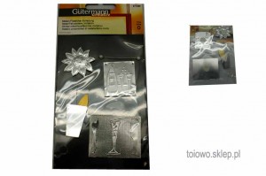 dekoracje metalowe samoprzylepne - kwiatki