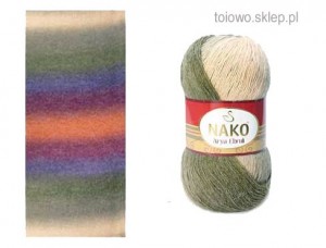 włóczka Nako Arya Ebruli - kolor 86414