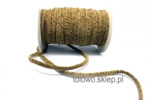 Creattiva sznurek do sutaszu welur - camel