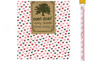Tłusta Ćwiartka  serduszka - kolekcja Oaki Doki Pastels