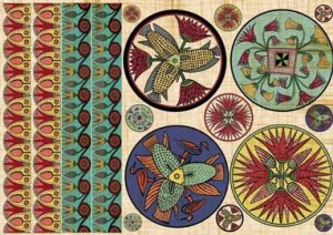 papier do decoupage 'u AD 12 - seria egipska