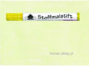 marker do tkanin - żółty