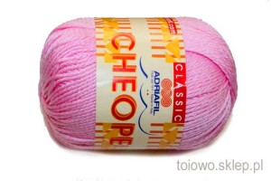 włóczka Adriafil CHEOPE - róźowa