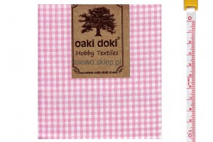 Tłusta Ćwiartka kratka - kolekcja Oaki Doki  Pastels