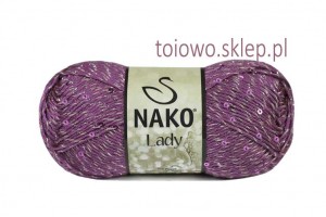 włóczka Nako Lady - fioletowa