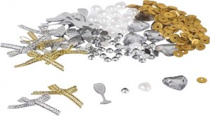 kokardki, cekiny i dżety - Wedding set 