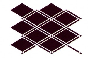 dayka szablon A4 - romby