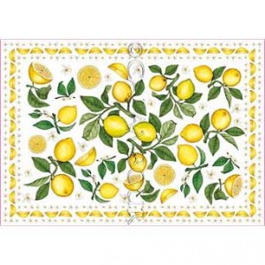 papier do decoupage 'u CAL  003 EASY - cytryny