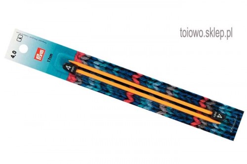 plastikowe druty dziewiarskie, długość 17mm
